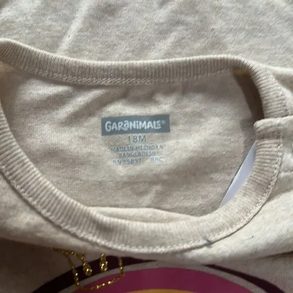 •Brand New• Garanimals Smile Oatmeal Heather Onesie. - Picture 3 of 6